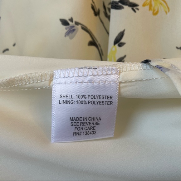 ModCloth Ivory & Yellow Floral Sundress Size: 2X - Picture 9 of 9